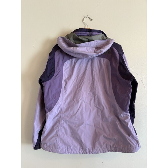The North Face Women’s HyVent Hooded Lilac Purple Jacket Size XL No Vest LINER - Picture 6 of 15